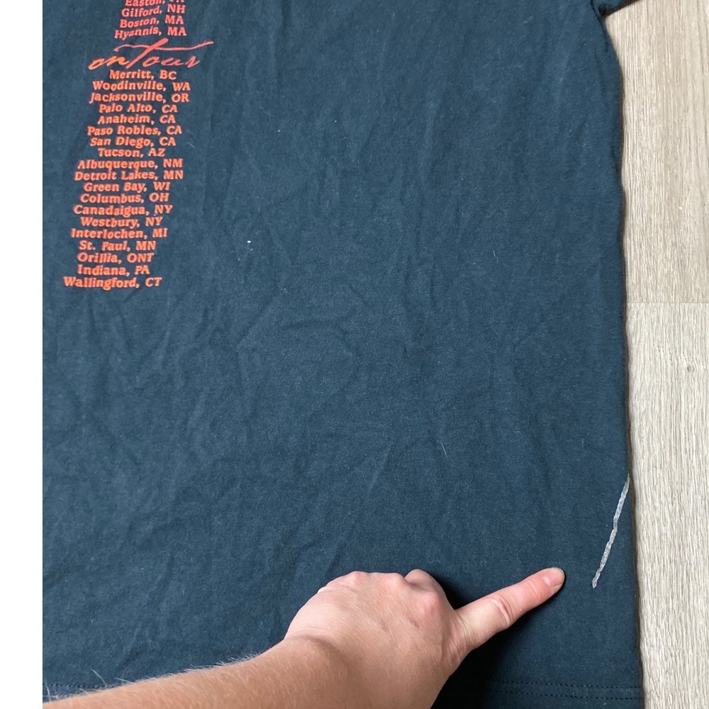 Vintage Trisha Yearwood 2002 Concert Tour T-Shirt Black Graphic Tee XL - Picture 4 of 4